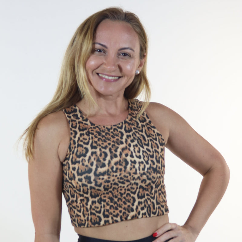 Top Oncinha - Alça Grossa